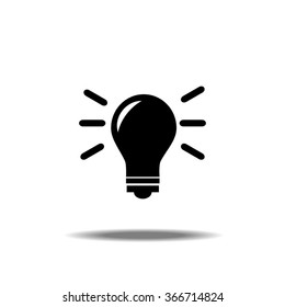 Lightbulb Single Icon