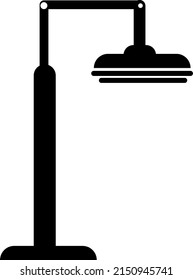 Icono de luz quirúrgica de la bombilla. Ilustración simple del icono del vector de luz quirúrgico de la bombilla.eps