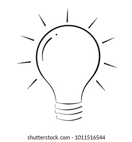 lightbulb vector icon