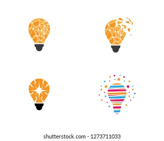 Lightbulb vector icon
