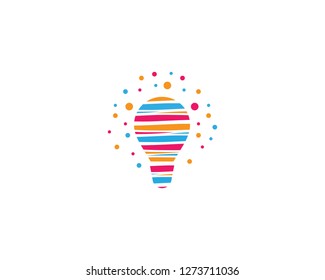 Lightbulb vector icon