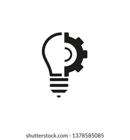 lightbulb vector icon