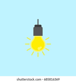 lightbulb vector icon