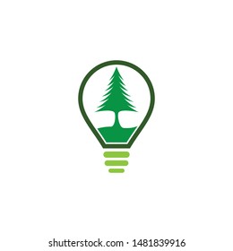 Lightbulb vector icon illustration design