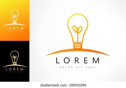 Lightbulb vector logo