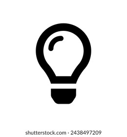 lightbulb_bulb icon. Simple vector sign