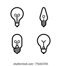Lightbulbs Icon Set