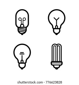 Lightbulbs Icon Set