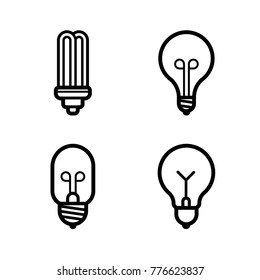 Lightbulbs Icon Set
