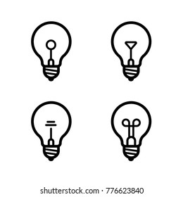 Lightbulbs Icon Set