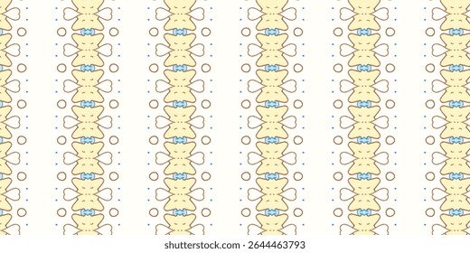 Light-colored cartoon fishbones aligned in a seamless pattern with a clean white background. Great for wrapping paper, kid’s design, and playful marine themes.
