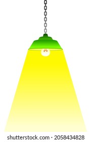 vectores de araña iluminados. vector de foco de sala
