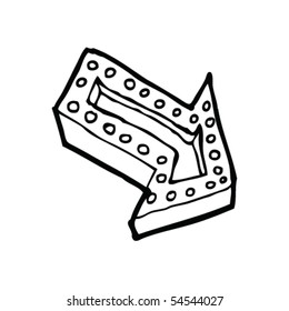 lighted sign cartoon