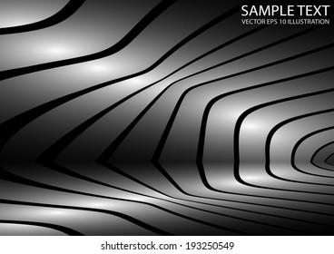 Lighted vector metal background  design template - Metal vector background illustration lighted