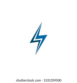 Lightening Bolt Flash Logo Design For Electric Company