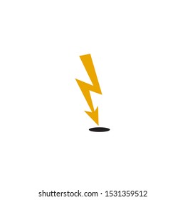 Lightening Bolt Flash Logo Design For Electric Company