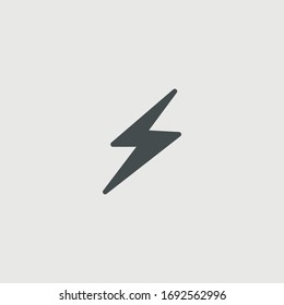 Lightening flash vector icon illustration sign