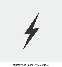 Lightening  vector icon illustration sign