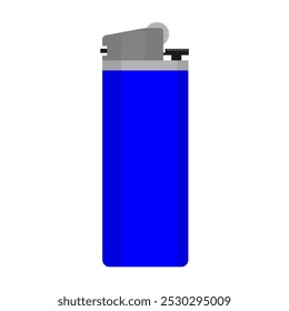 lighter. blue lighter. vector illustration. fuel oil lighter. gas fuel lighter.