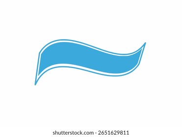 A lighter blue, wavy abstract design, similar to the previous blue wave but with a softer tone. This graphic can be effectively used for serene backgrounds, digital art, or as a subtle design element 