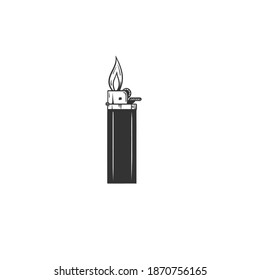 The lighter. Can be used as a sketch of a tattoo. 