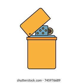 Lighter cartoon icon. Vector illustration of Lighter isolated on white background