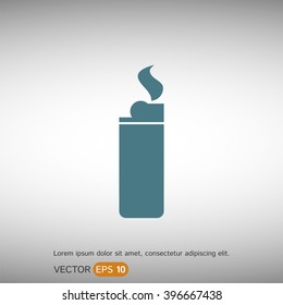 Lighter. EPS 10 Flat Icon. Vector Illustration.