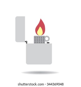 Lighter fire icon
