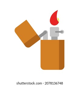 lighter flat clipart vector illustration