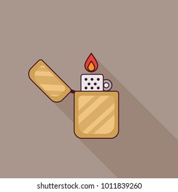 Lighter flat icon