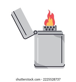 lighter flat icon white background