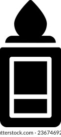vector de ilustración de icono de glifo más ligero