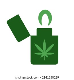 Icono de vector de hoja de hierba verde
