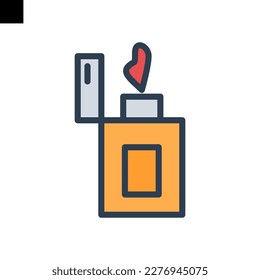 vector de color de icono más ligero