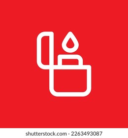 Lighter icon, common graphic resources, vector illustration.