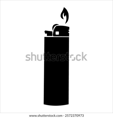 lighter icon design template elegant style and white background