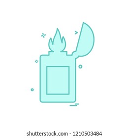 Lighter icon design vector