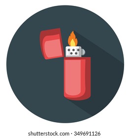  lighter icon - flat icon