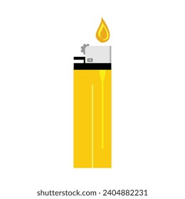 Lighter icon in flat style. lighter vector illustration on white isolated background. Lighter business concept.