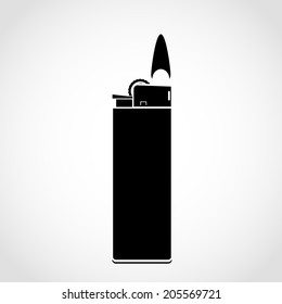 lighter icon Isolated on White Background