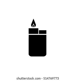 lighter icon Isolated on White Background vector