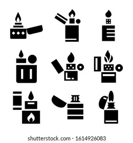 lighter icon isolated sign symbol vector illustration - Collection of high quality black style vector icons
