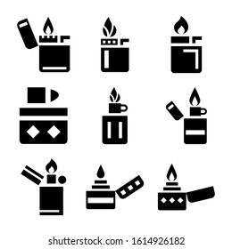 lighter icon isolated sign symbol vector illustration - Collection of high quality black style vector icons
