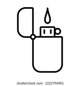 Lighter Icon Logo Design Vector Template Illustration Sign And Symbol Pixels Perfect