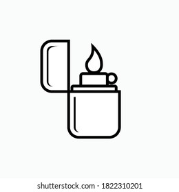 Lighter Icon. Matches Symbol - Vector.