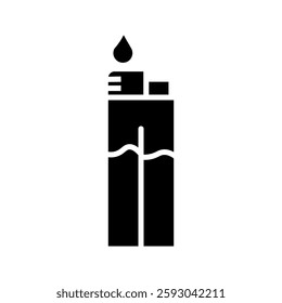 Lighter icon on white background