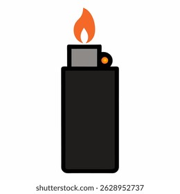Lighter icon on white background.