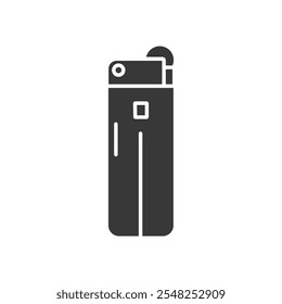 Lighter Icon Set Vector illustration in black