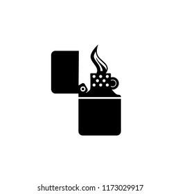 Lighter icon. Simple illustration of lighter