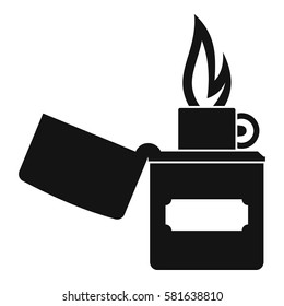 Lighter icon. Simple illustration of lighter vector icon for web